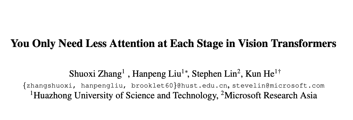 LaViT：这也行，微软提出直接用上一层的注意力权重生成当前层的注意力权重 | CVPR 2024