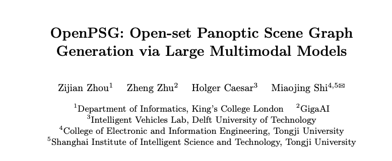 OpenPSG：离AGI再进一步，首个开放环境关系预测框架 | ECCV’24
