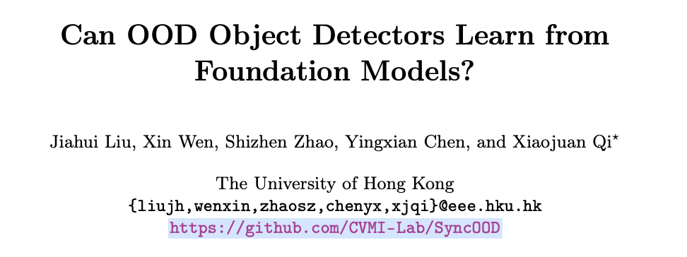 SyncOOD：增加OOD目标检测鲁棒性，自动化数据助您一臂之力 | ECCV’24