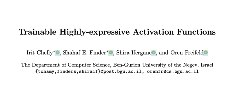 DiTAC：不知如何提升性能？试试这款基于微分同胚变换的激活函数 | ECCV’24