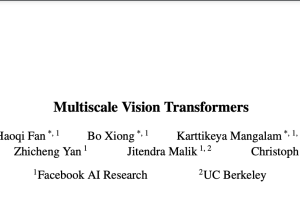 MViT:性能杠杠的多尺度ViT | ICCV 2021