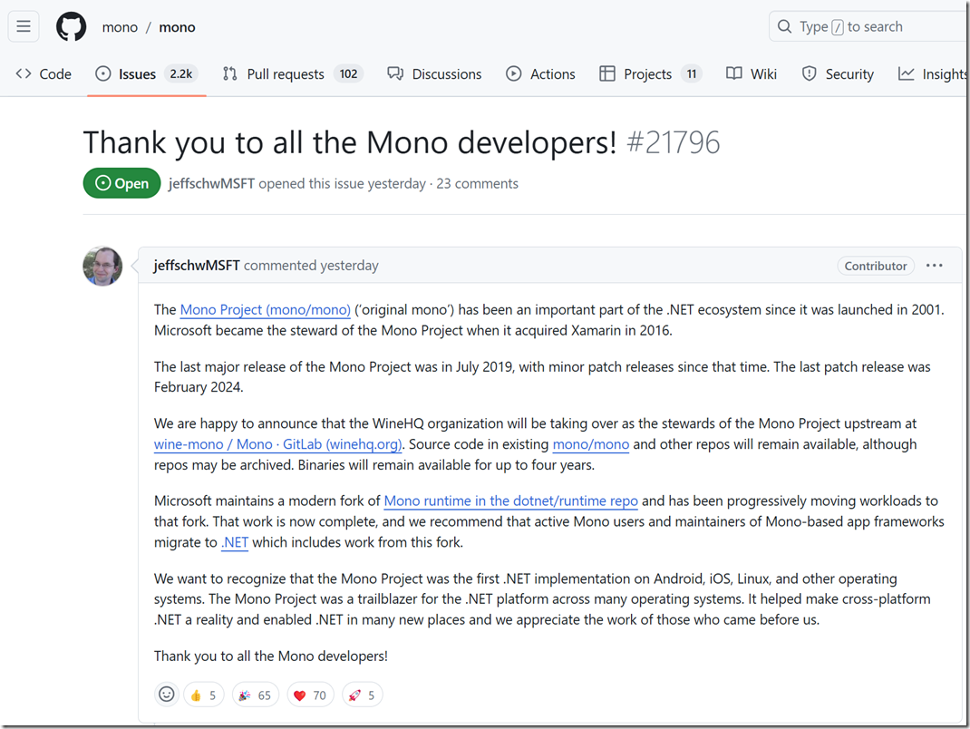 Mono 现状与未来：从Wine-mono 到.NET 9