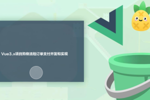 Vue3.x项目购物流程订单支付开发和实现