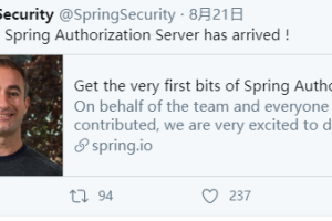 Spring官方宣布：Spring OAuth 2.0 授权服务器已经来临