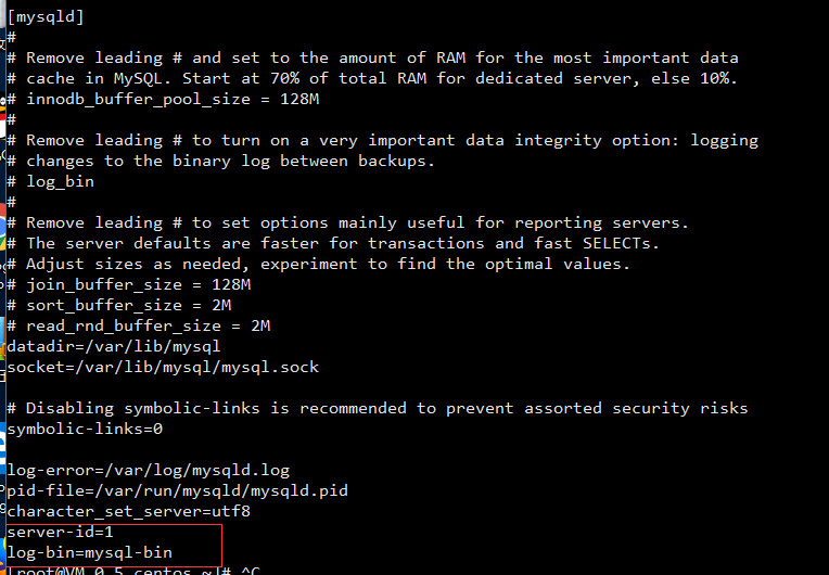 mysql 主从复制配置说明