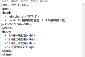.html是什么格式的文件，html文件怎么打开