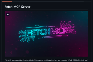 通过fetch_mcp，让Cline能够获取网页内容。