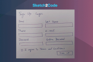 W3Cschool开发者，前端要凉？微软开源 Sketch2Code，草图秒变代码