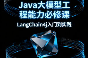 Java大模型工程能力必修课,LangChain4j入门到实践