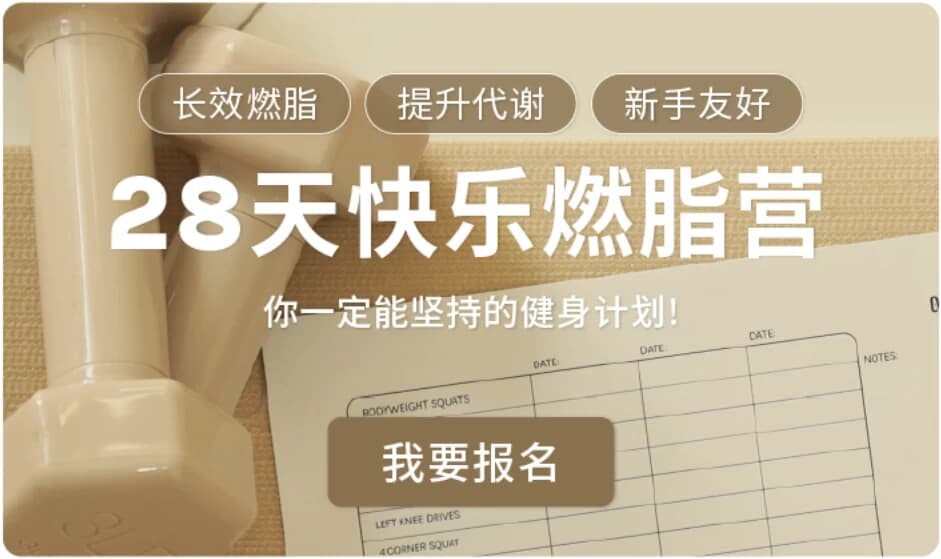 Jo姐·28天快乐燃脂训练营 长效燃脂新手友好