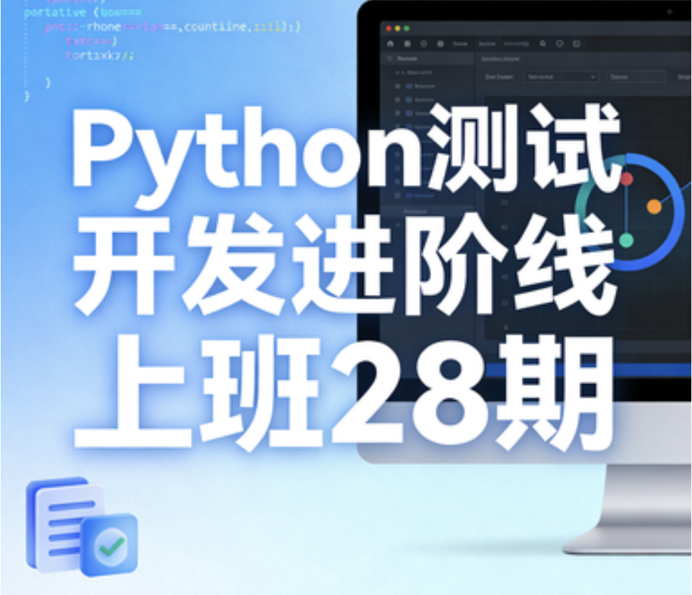 Python测试开发进阶线上班28期